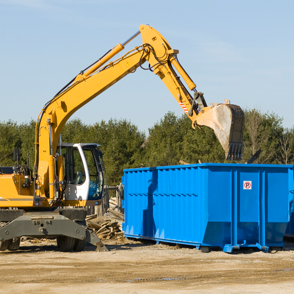 can i choose the location where the residential dumpster will be placed in Freeport Pennsylvania